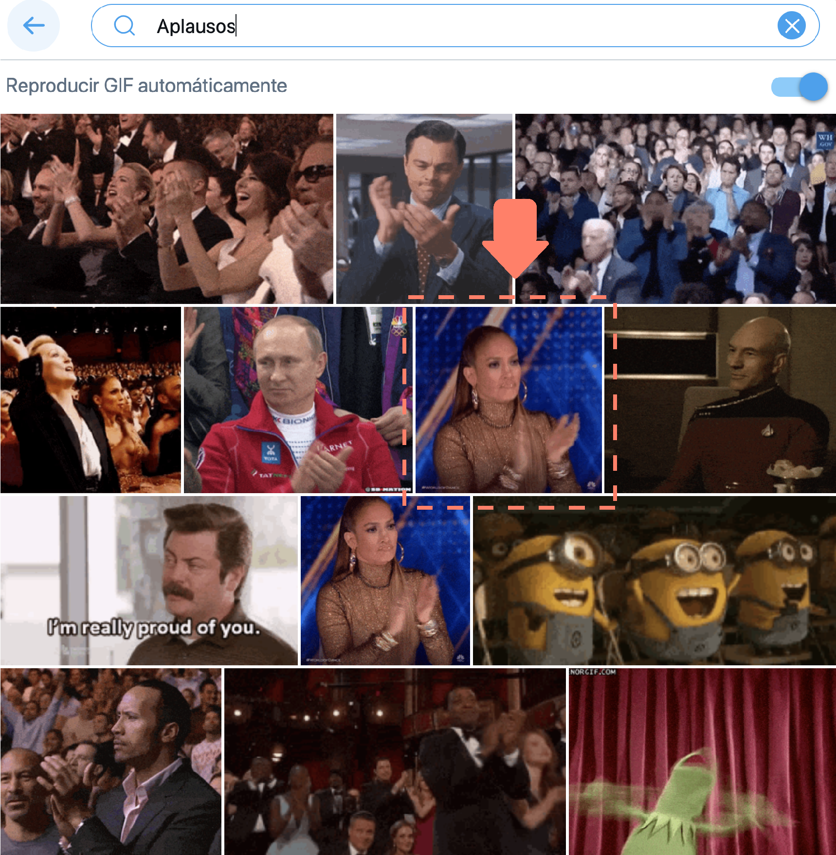 Cómo añadir un gif a un tweet